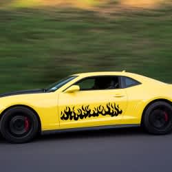 Flamme sticker nr 1