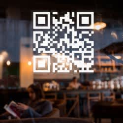 QR kode sticker