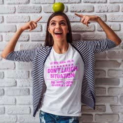 If we are in a don't laugh situation - strygemærke