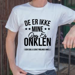 De er ikke mine - jeg er onklen - strygemærke