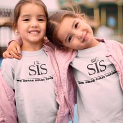 Lil sis / big sis - strygemærker