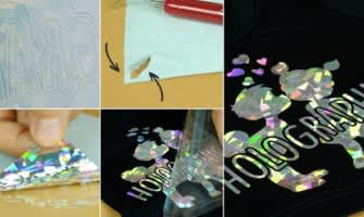 Tips & Tricks til når du arbejder med holografisk tekstil folie