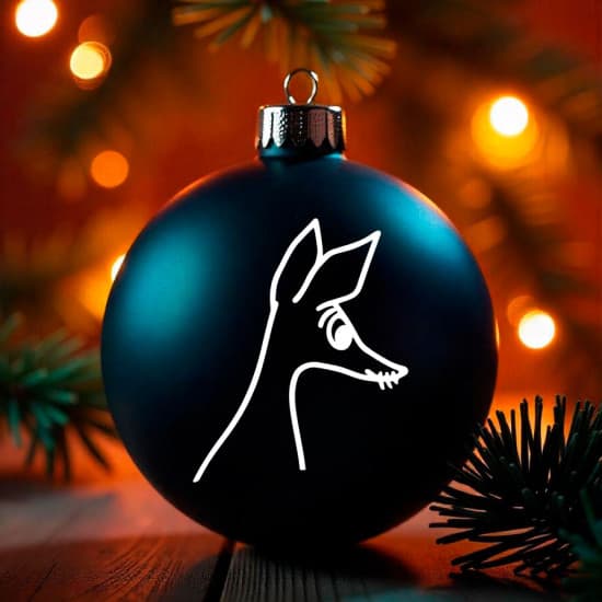 Mummi # 2 klistermærke til julekugle