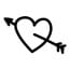 Loveheart (56 stk pr ark)  + 5.00kr. 