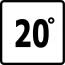 20° 