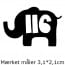 Elefant (60 stk pr ark)  + 5.00kr. 