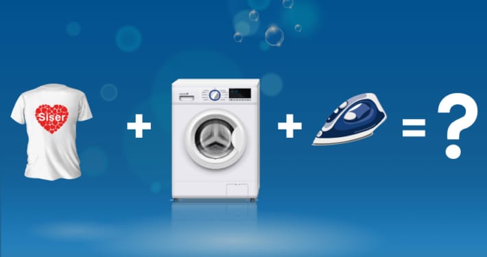 Hvordan du vasker, tørrer og stryger du dit tøj der er dekoreret med strygestof