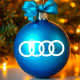 Audi juleklistermærker til julekugle