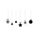 Christmas Decoration Stars and Bulbs