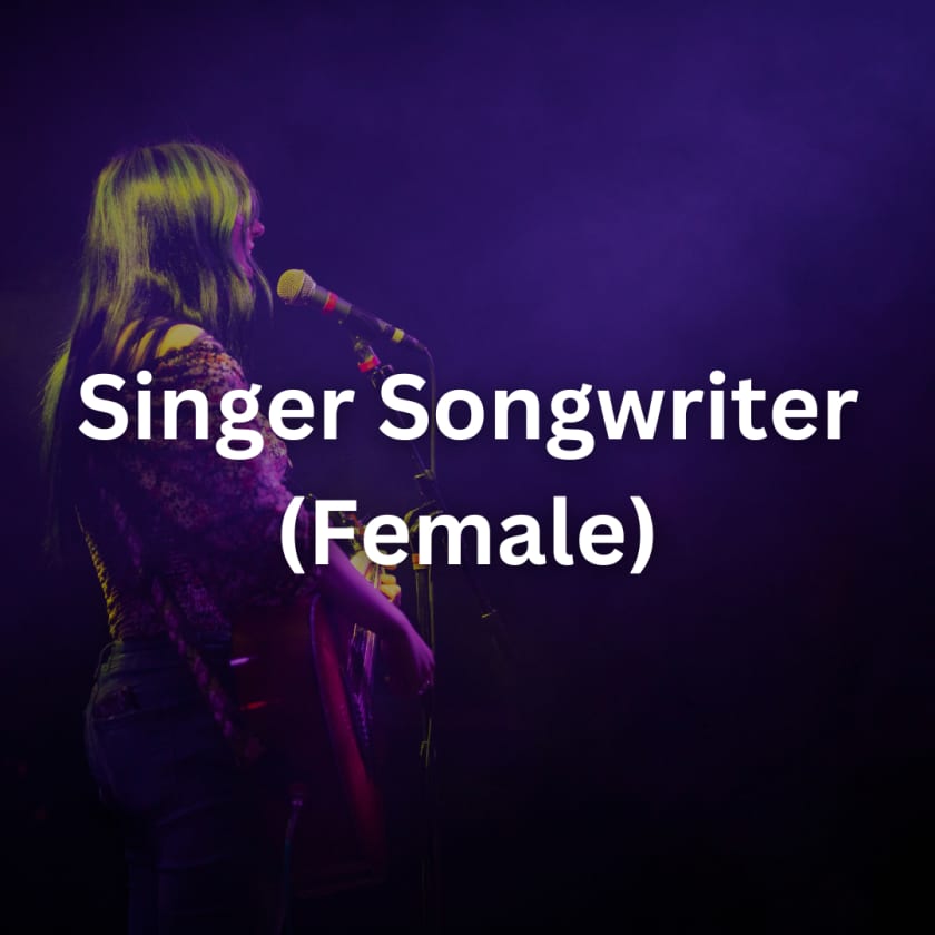 Singer Songwriter - Female