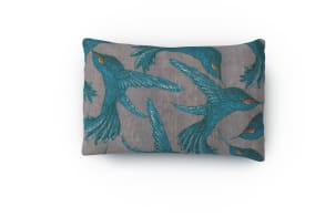 Paradise Bird Grey Cushion