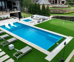Backyard Details for a Custom Home