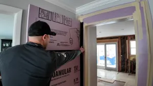 Temporary Dust Control Door for Renovation