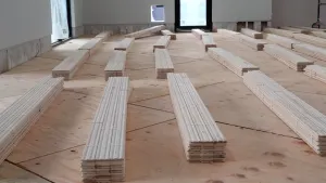 Installing a Sprung Basketball Court Floor