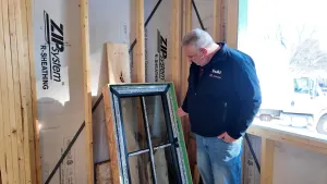 BEFORE the Window Goes in the OPENING
