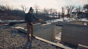 Prepping The Foundation in the Winter