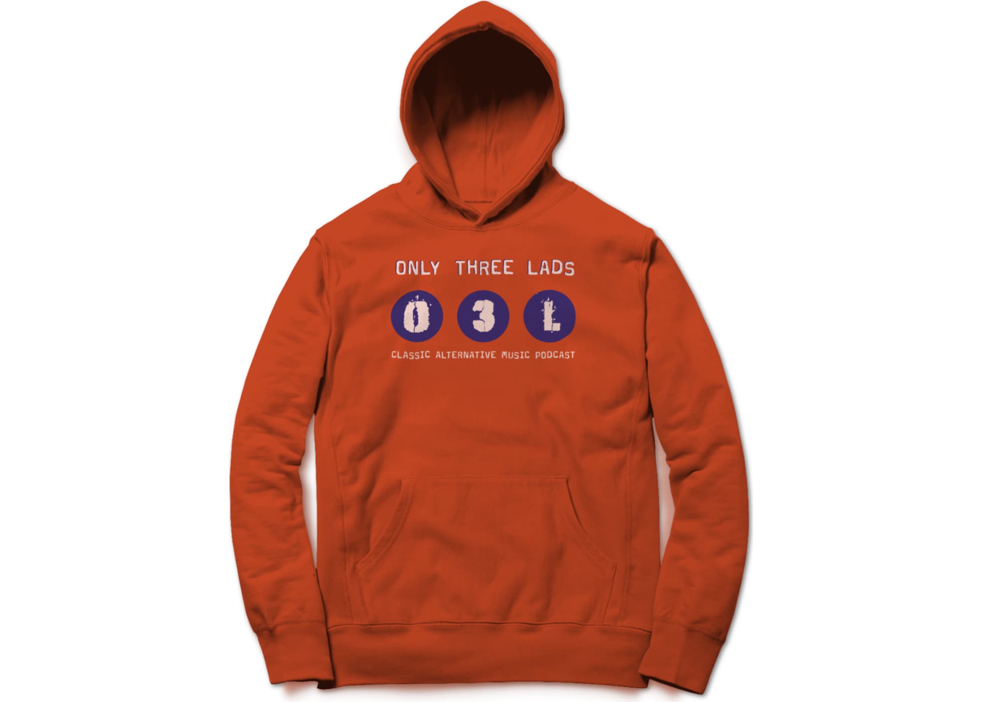 Only three lads o3l logo design  orange  1620172738