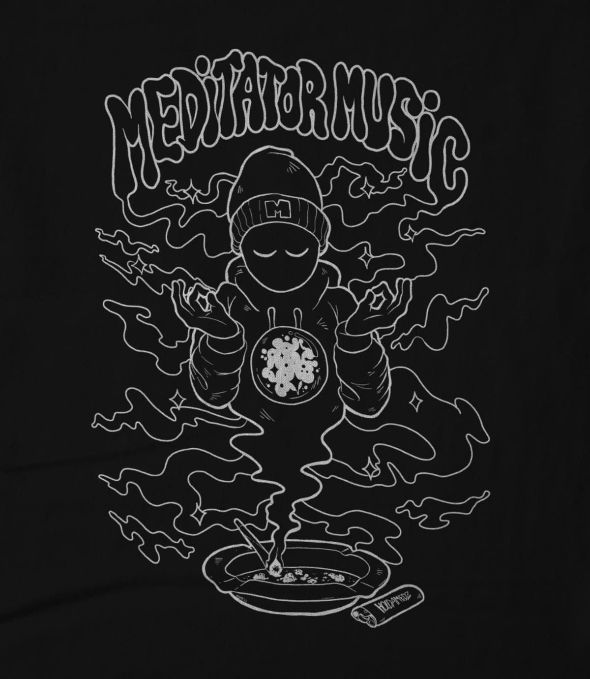 Meditator music medi smoke tee  1 1641941068