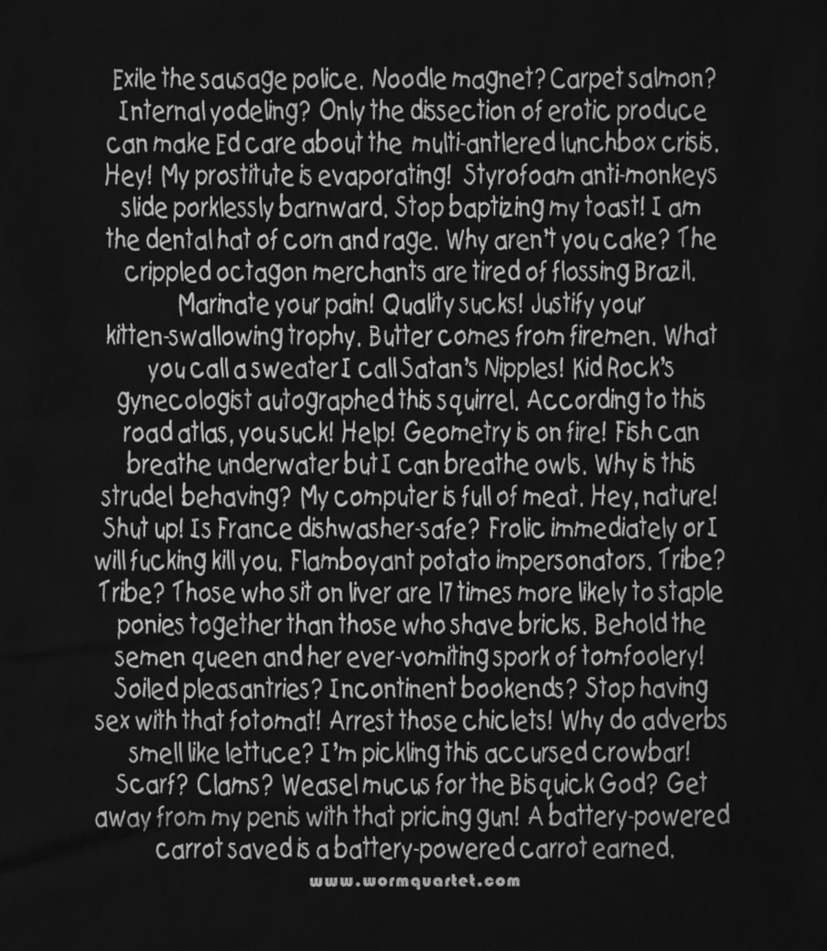 Worm Quartet (Back)