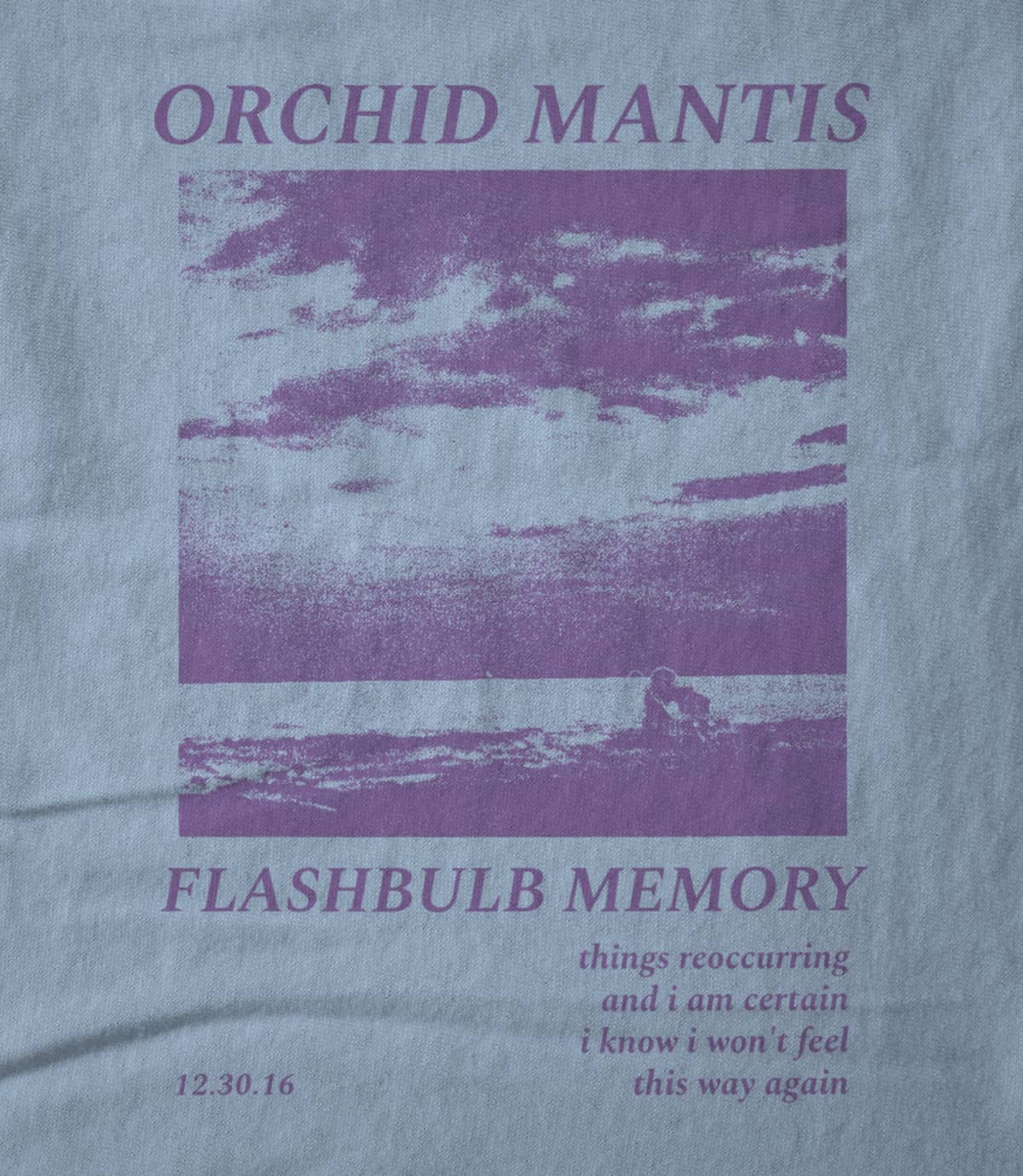 Orchid mantis flashbulb shirt   baby blue purple 1644434675