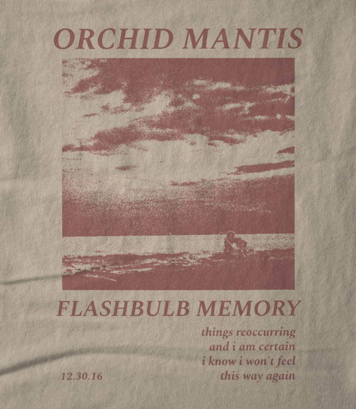 Orchid mantis flashbulb shirt   creme red 1644434790