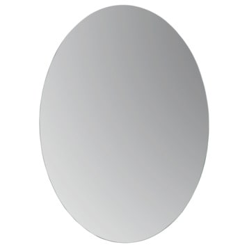 Ovale spiegel zonder Verno - framed, with love