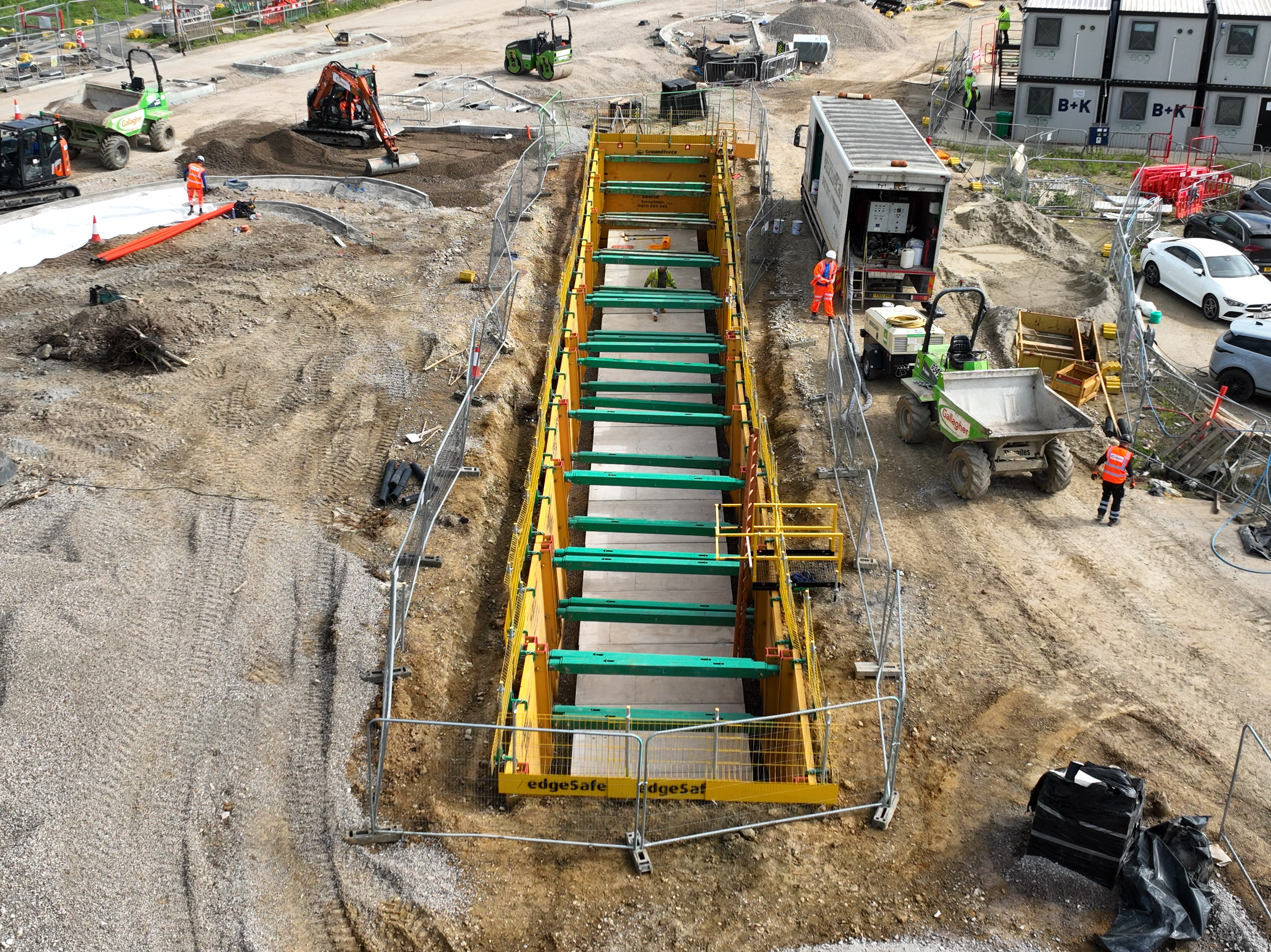 Premier Trench Boxes Support Culvert Installation for Gallagher Group