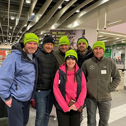 TPA take on the Birmingham Sleepout for the Railway Children Charity