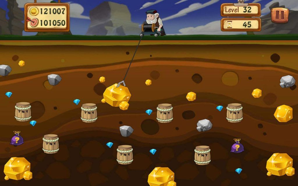 Game đào vàng có cách chơi khá đơn giản