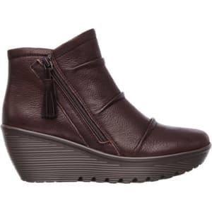 skechers wedge booties