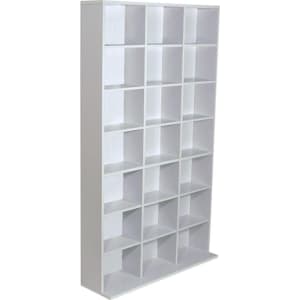 Pigeon Hole Media Storage Display White From Argos