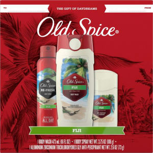 Old Spice Fiji Fresher Body Wash Body Spray Deodorant Gift