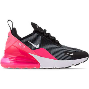 pink and black shoe