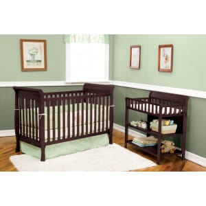 Delta Children Glenwood 3 In 1 Convertible Sleigh Crib Espresso