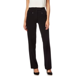 Debenhams womens black trousers clearance