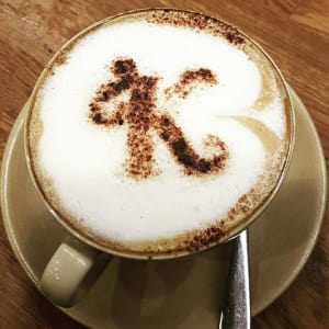 Get any hot drink half price*