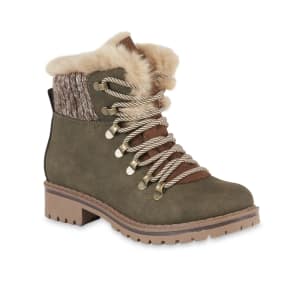 Sm New York Juniors' Skyler Green Fashion Winter Boot, Women's, Size: 10