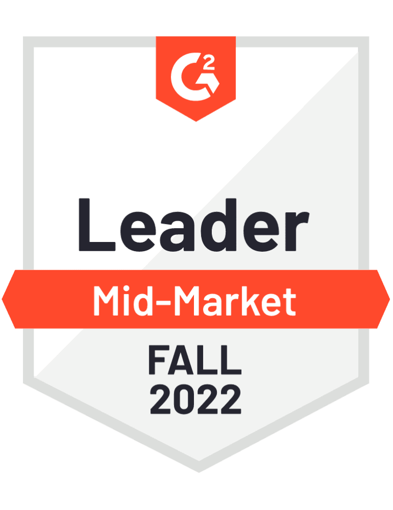 Leader Mid-Market Fall 2022 badge
