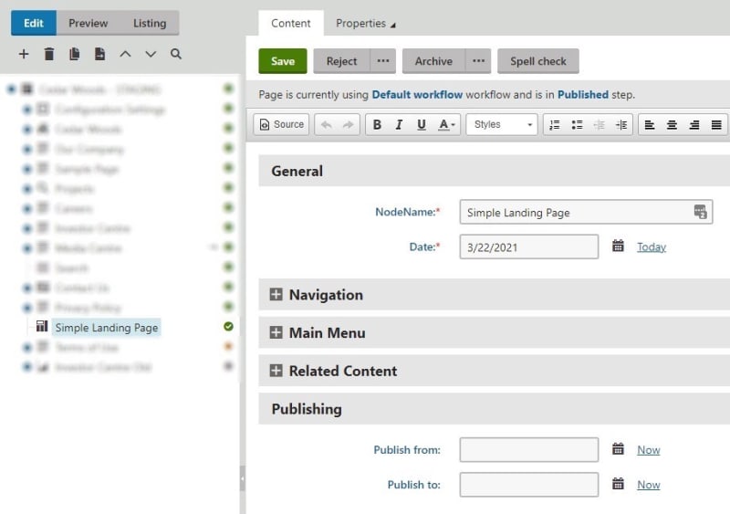 Building pages Figure 5