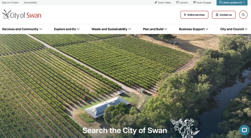 City of Swan website