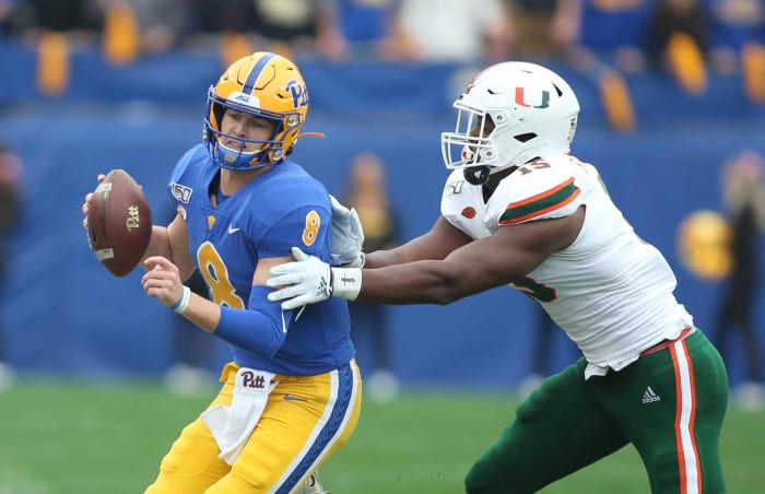 Philadelphia Eagles: Gregory Rousseau, DE, Miami (FL)