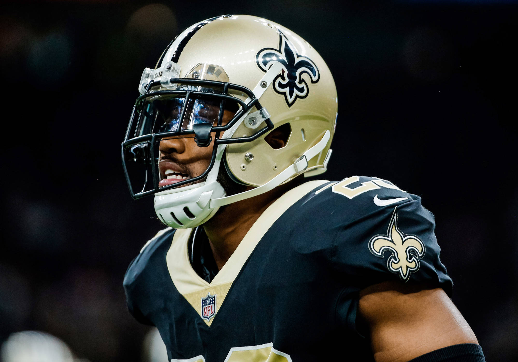 WATCH: Marshon Lattimore with an absolutely insane INT | Yardbarker.com